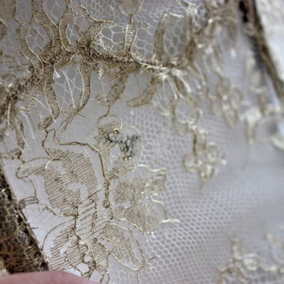 I.D. SARRIERI LACE GOLD CORSET BUSTIER EUR 75 B 34B - Picture 2 of 9